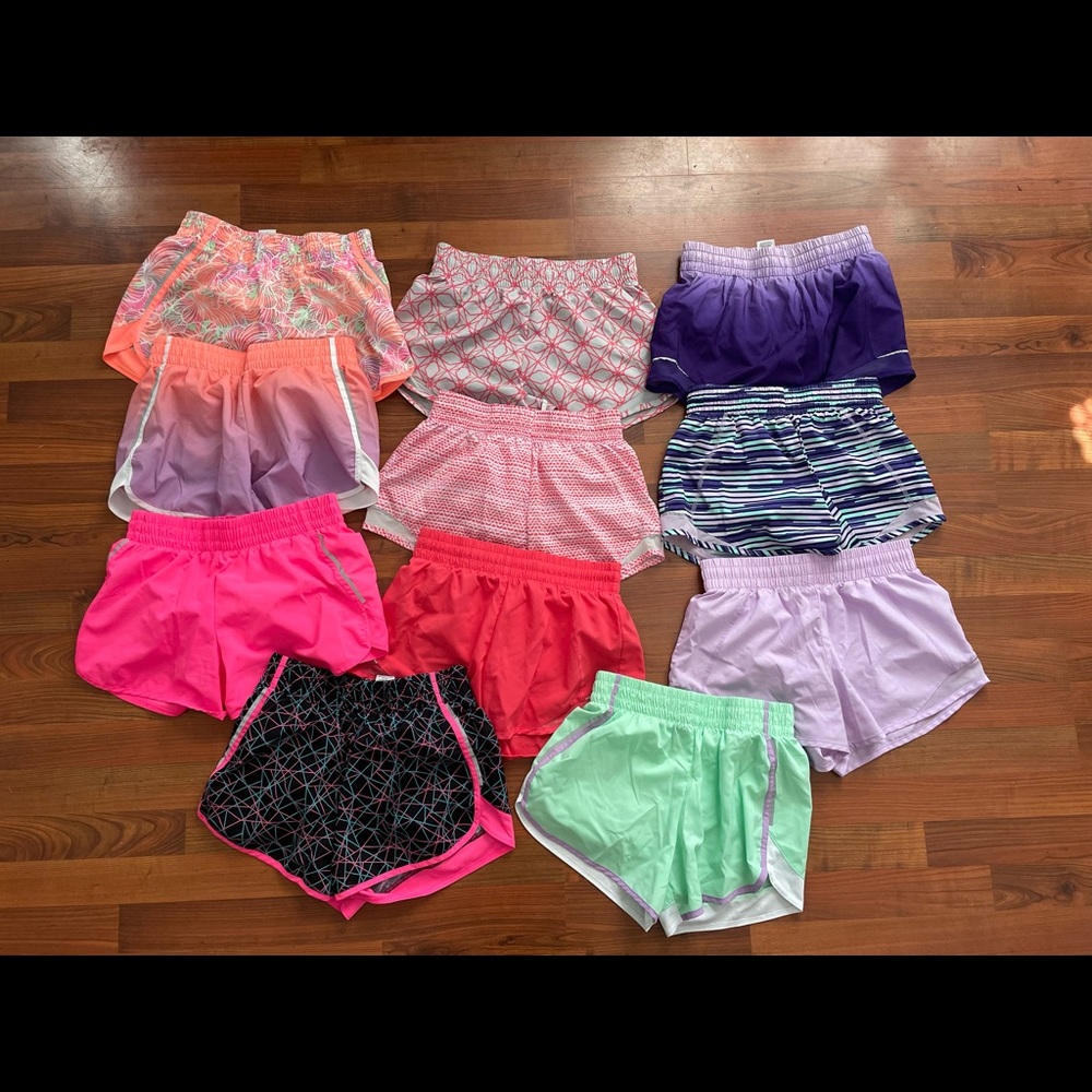 Bundle of 11 athletic shorts by Athletic Works